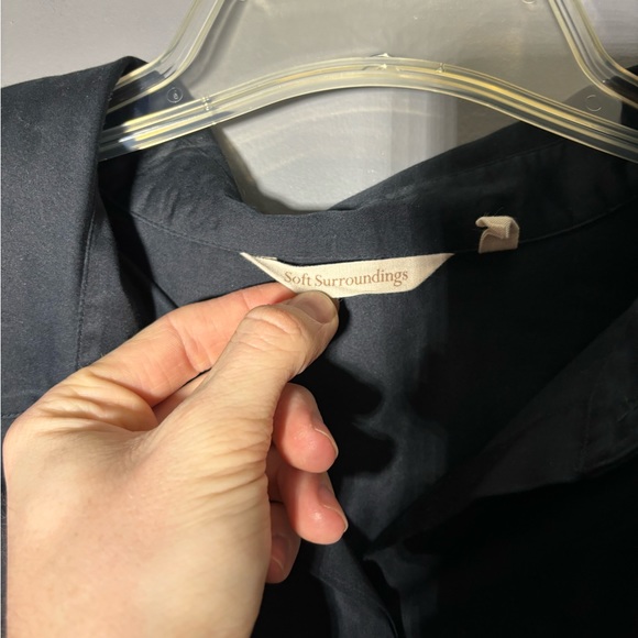 Soft Surroundings Button Down Blouse Womens Size Petite XL - Picture 3 of 4